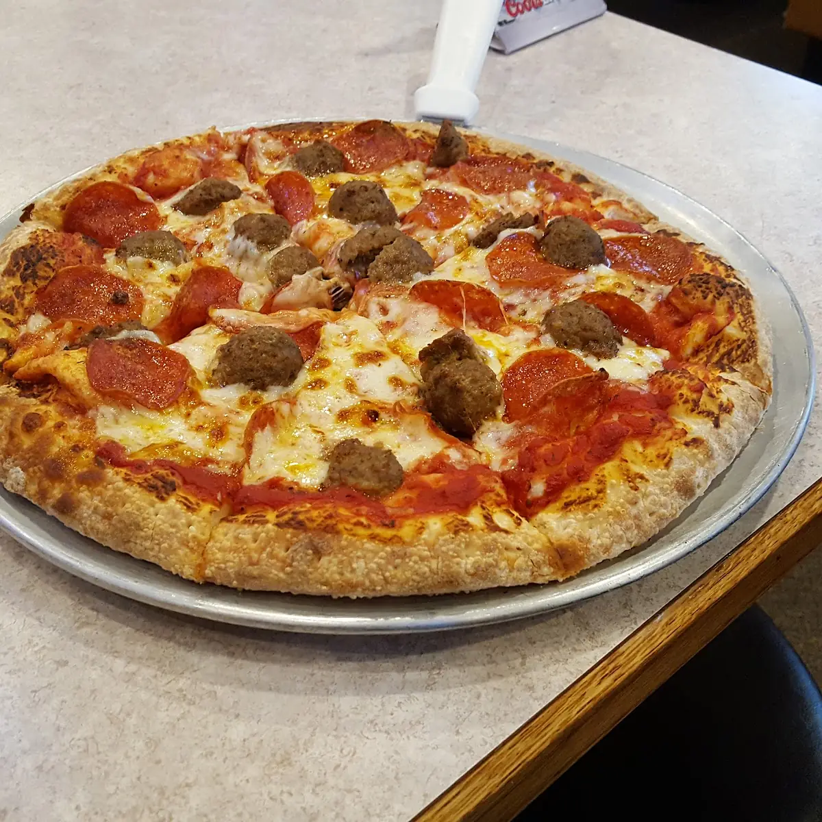 Meatballs and Pepperoni Pizza