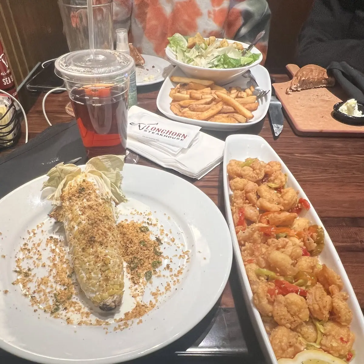 Fried Corn and the Wild West Shrimp