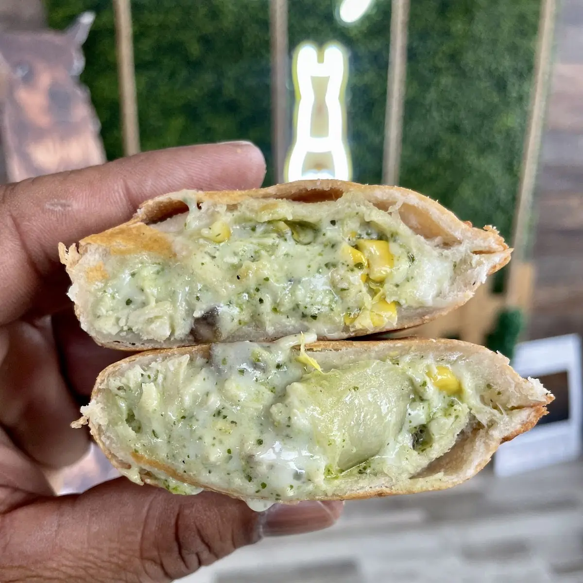 Chicken Pesto Empanada CP