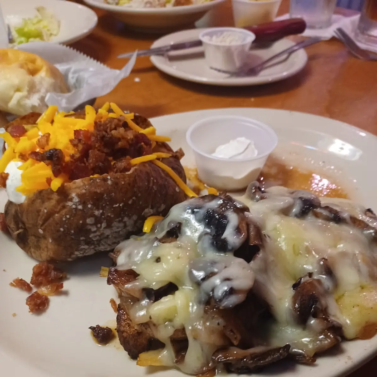 Road Kill Loaded Baked Potato