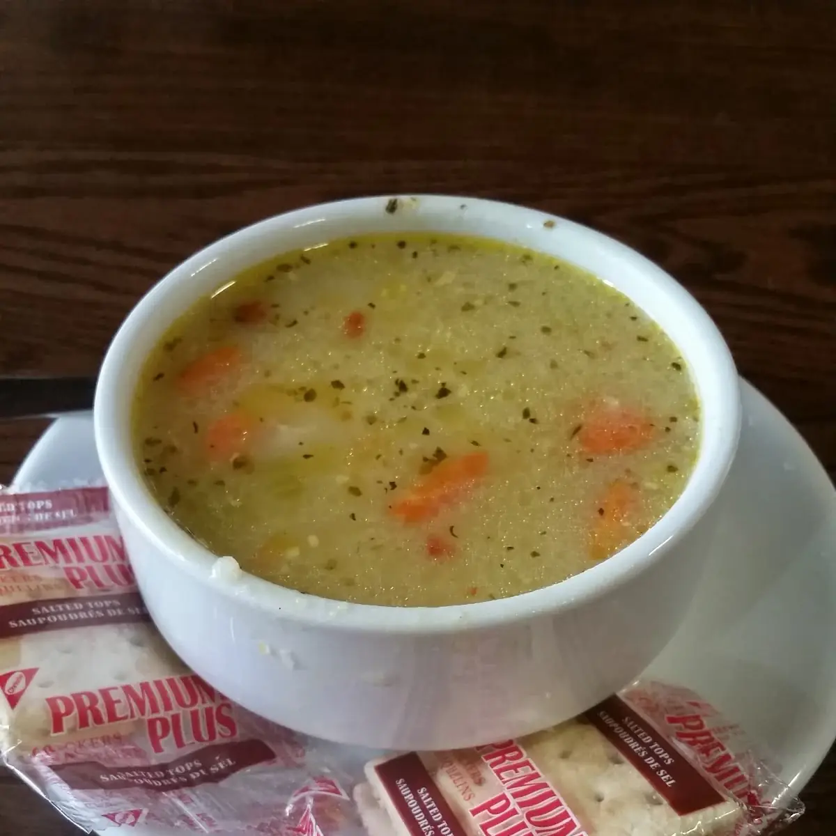 Chicken Lemon Rice Side Soup
