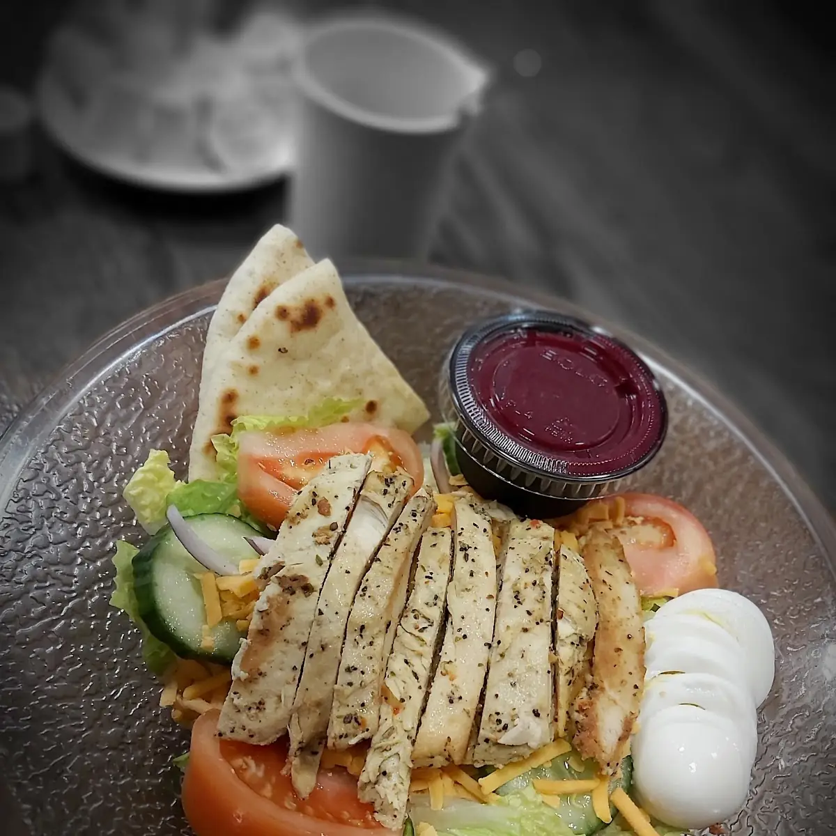 Grilled Chicken Salad with Beets