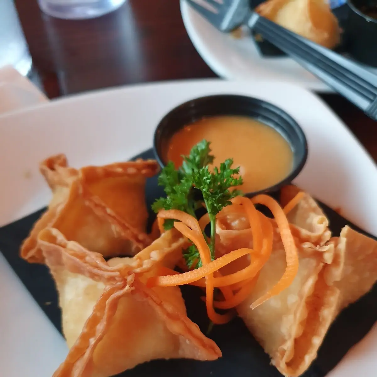 Chocolate Cheese Wonton