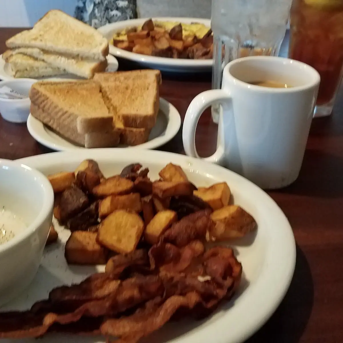 Egg Meat and Home Fries