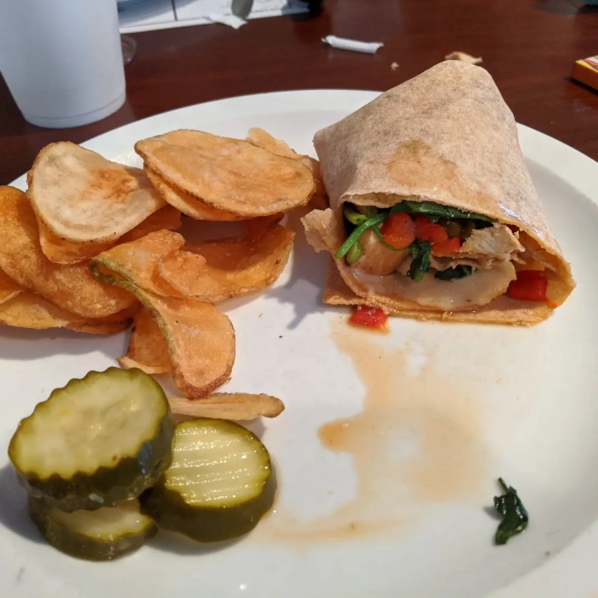 Tuscan Chicken Wrap