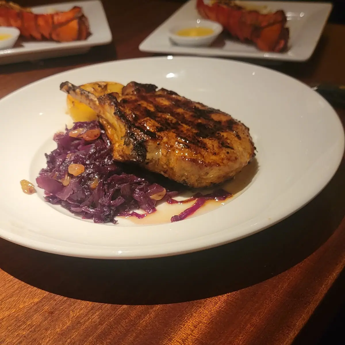 Wood-Grilled Dry-Rubbed Pork Chop