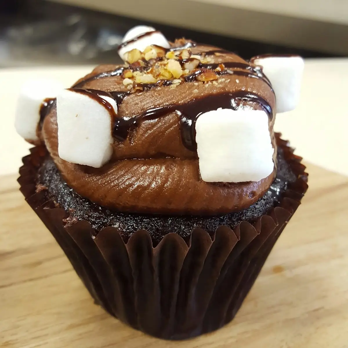 Rocky Road Cupcake