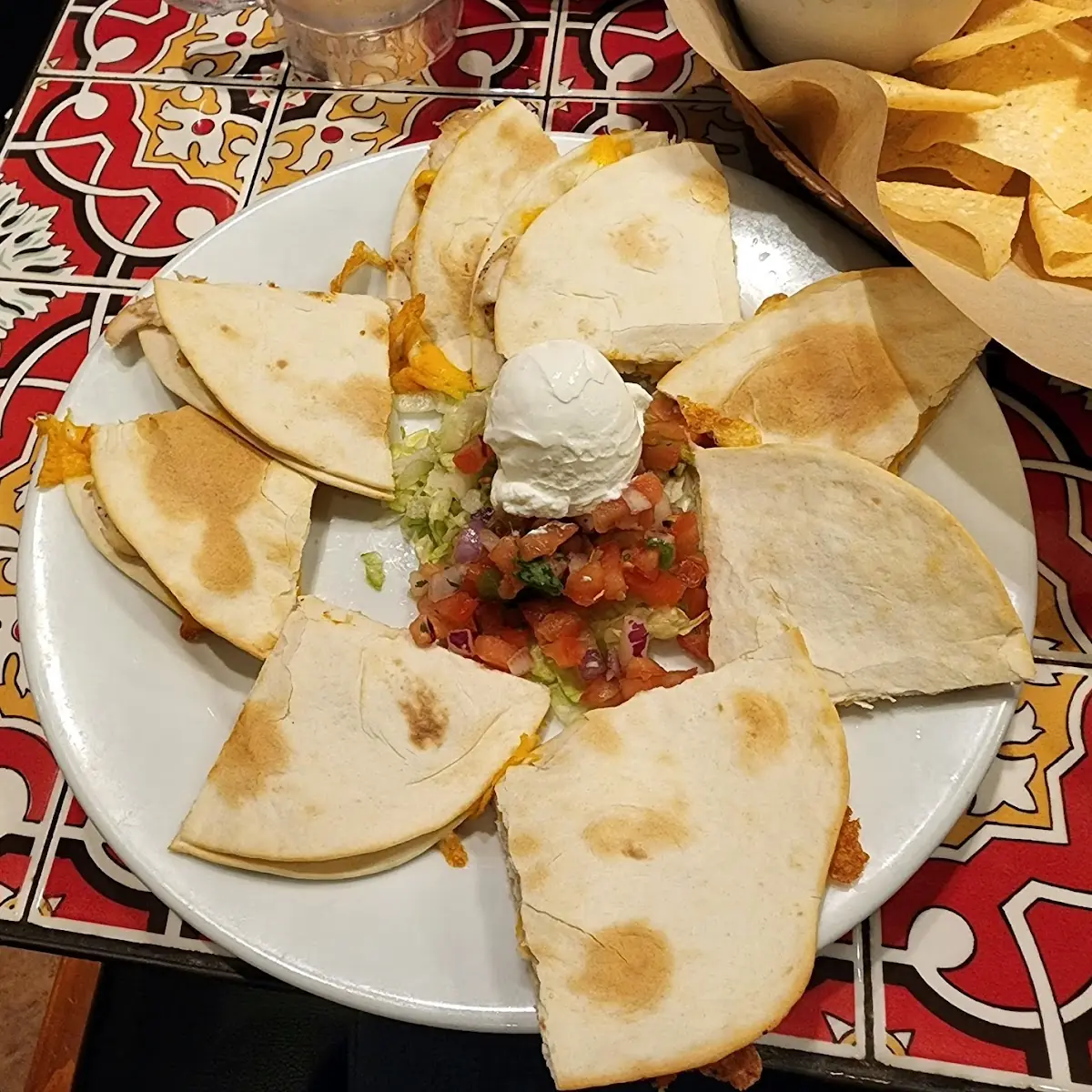 Grilled Chicken Quesadillas
