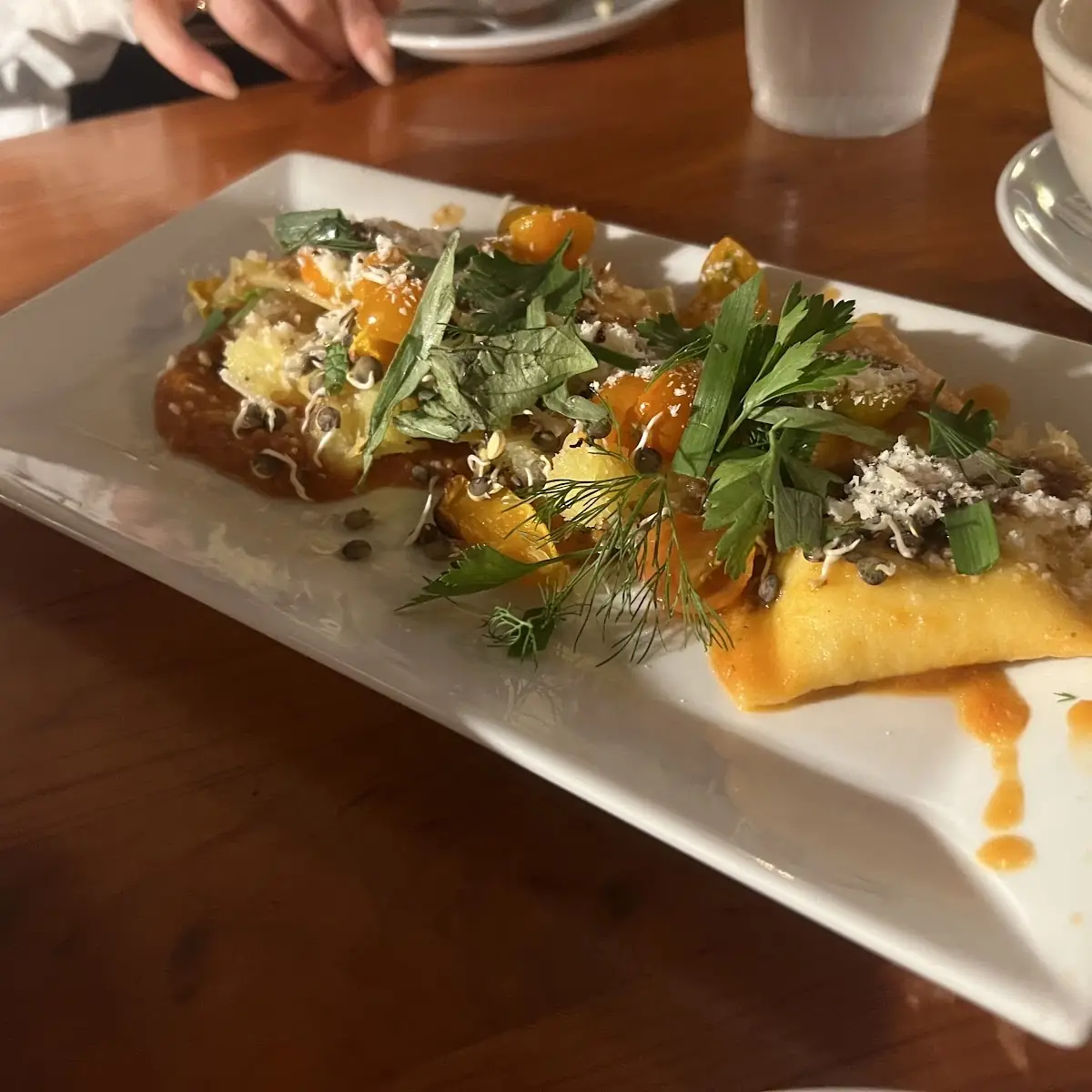 Goat Cheese Ravioli