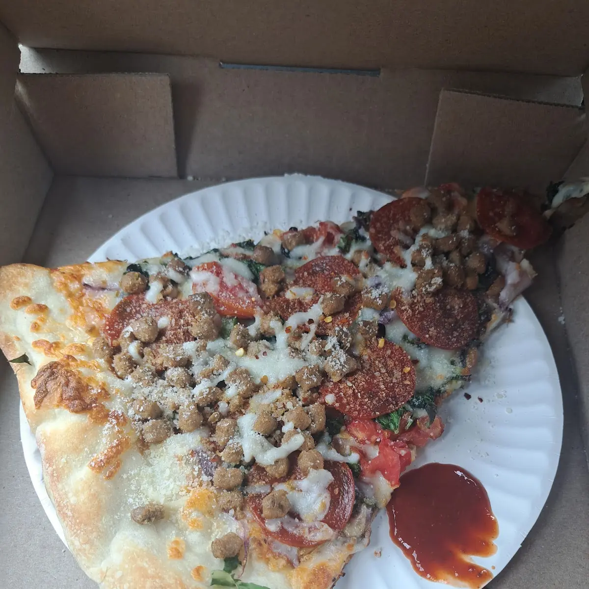 The Works Pizza Slice