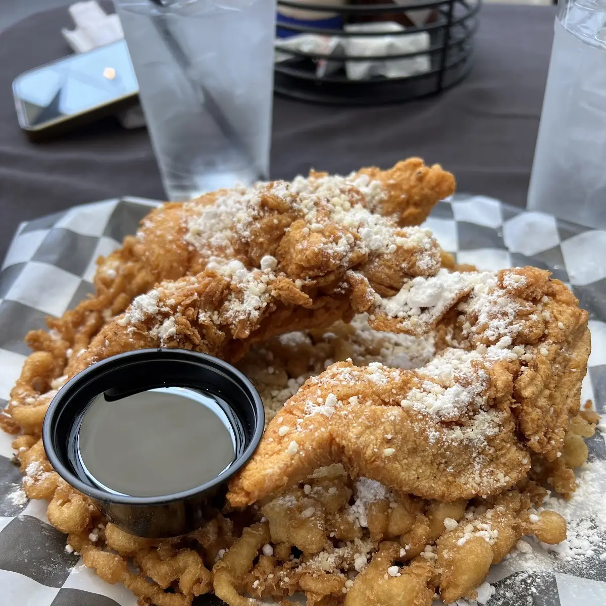 Chicken & Beignet Funnel Cake