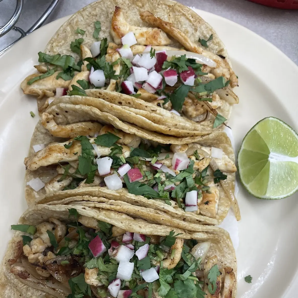 Tacos Asada Chicken Pork Carnitas
