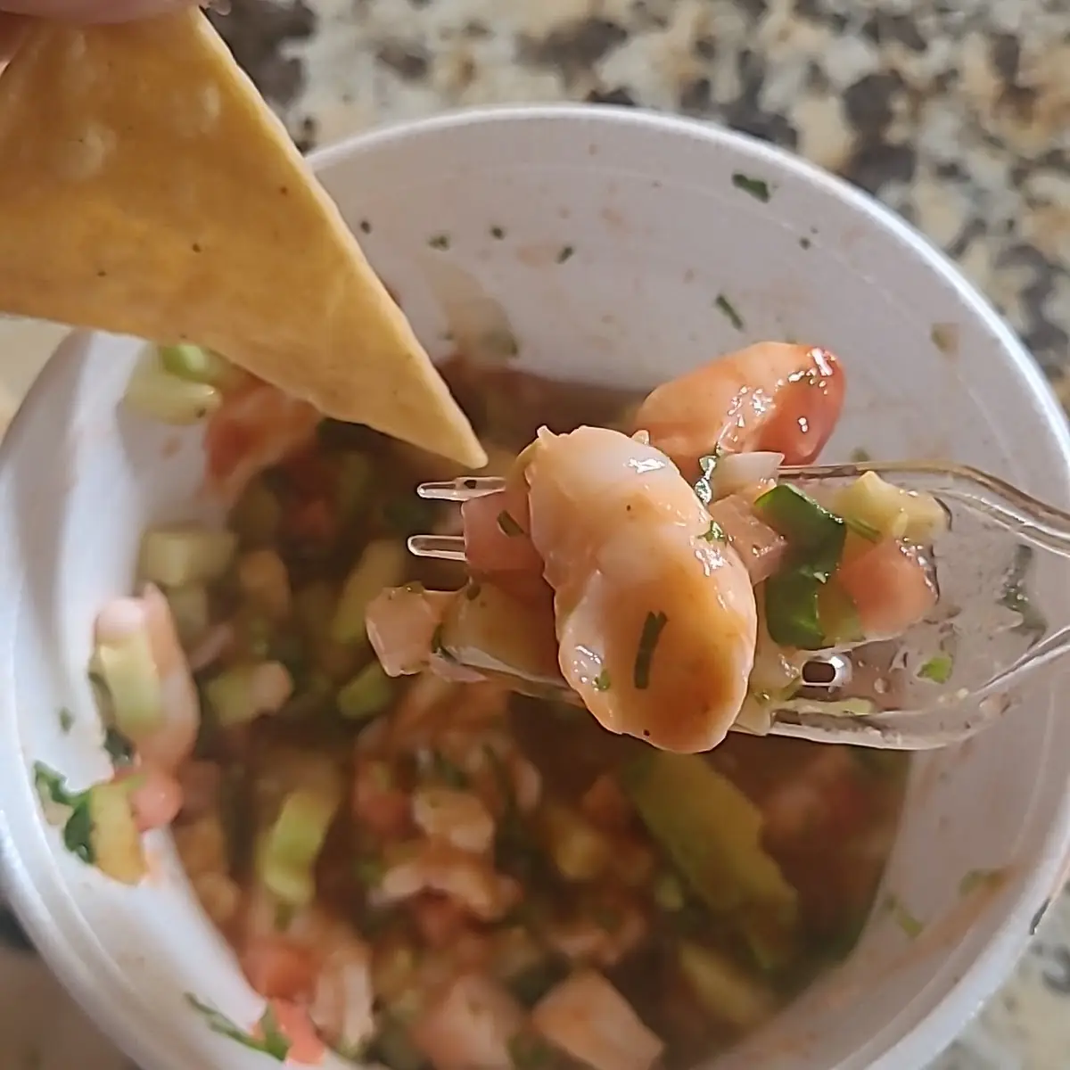 1 lb Ceviche Tostada