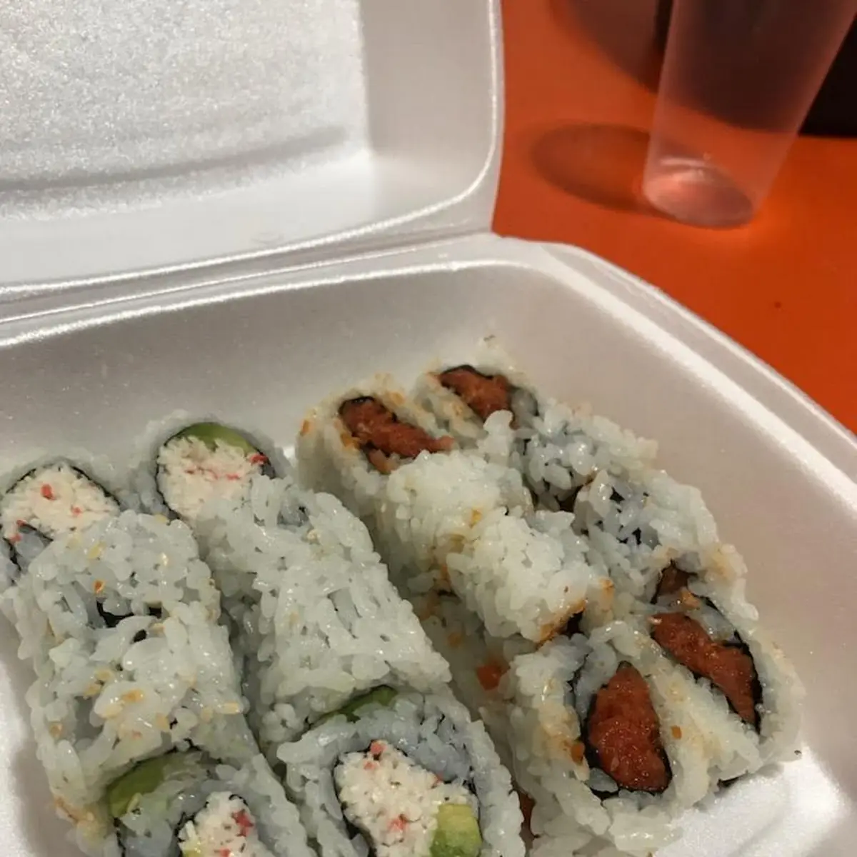 CA and Spicy Tuna Roll
