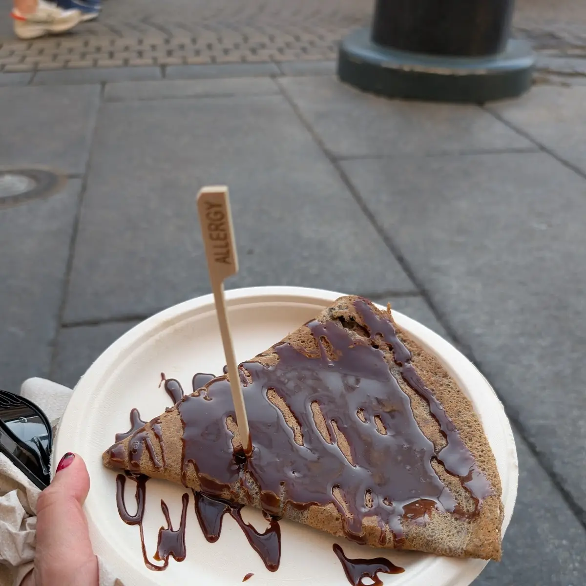 Housemade Hazelnut Chocolate Spread Crepe
