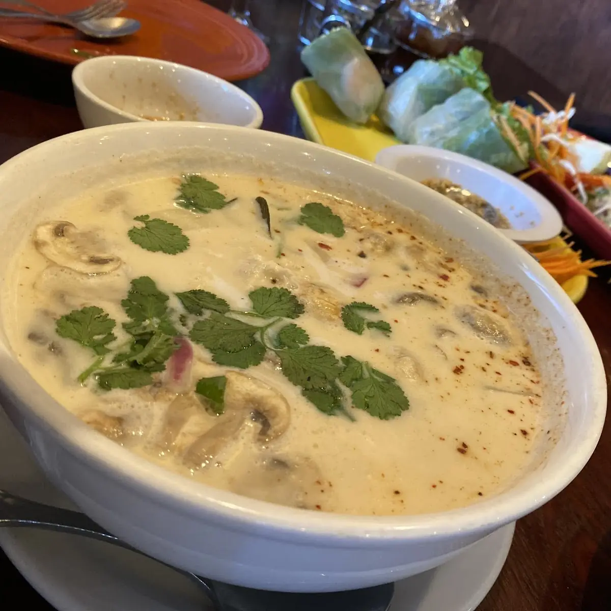 Tom Kha with Chicken