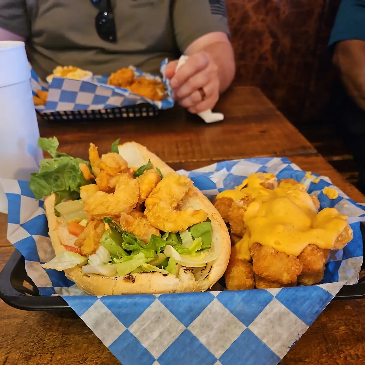 Fried Shrimp PO Boy Sat Only