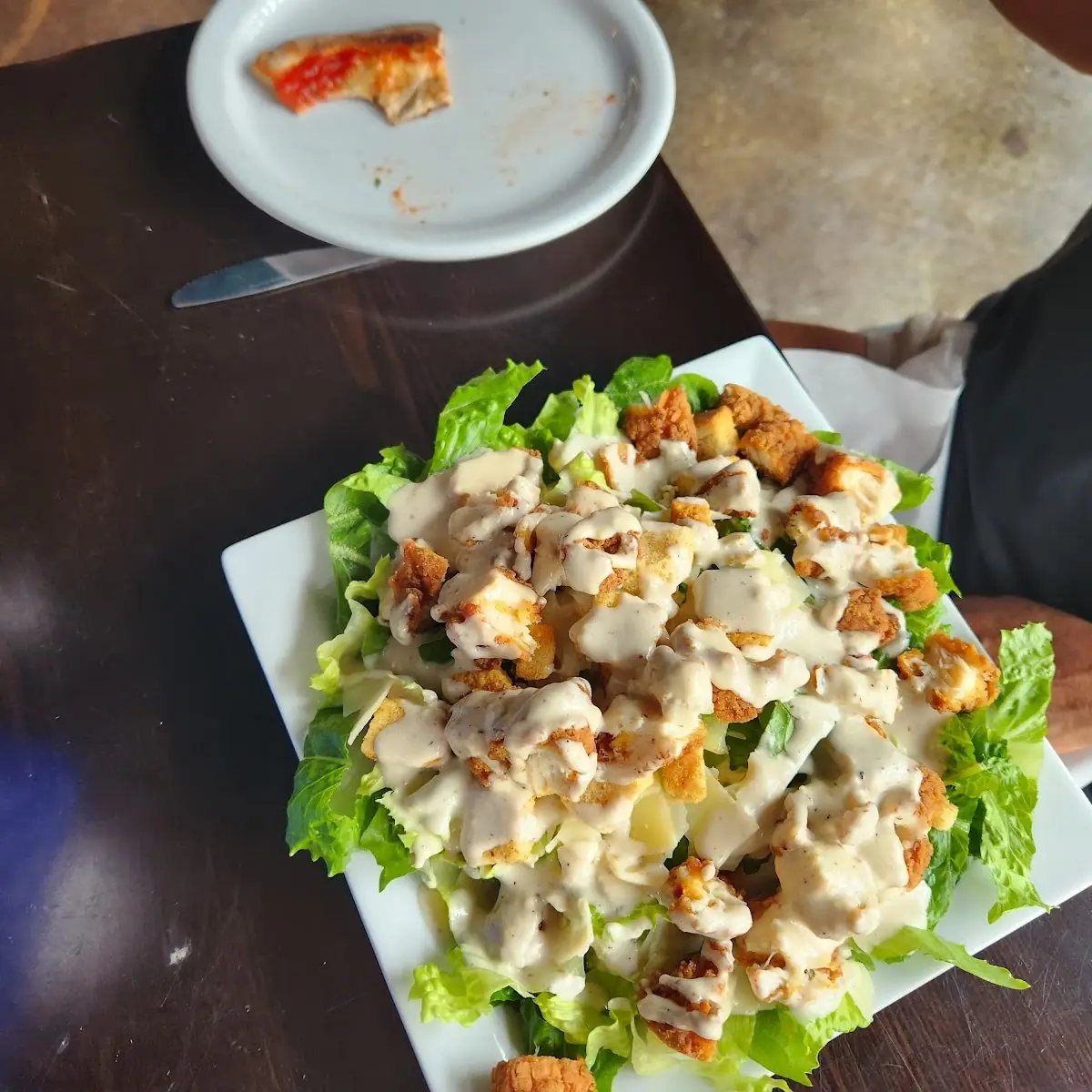 Salad with Chicken Caesar Salad