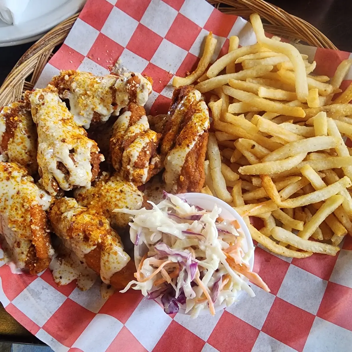 Spicy Garlic Parm Wings