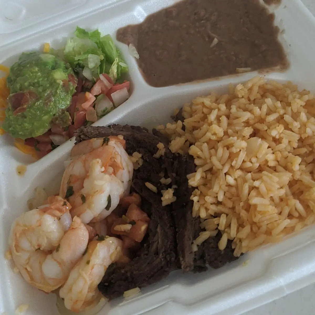 Beef and Shrimp Fajitas