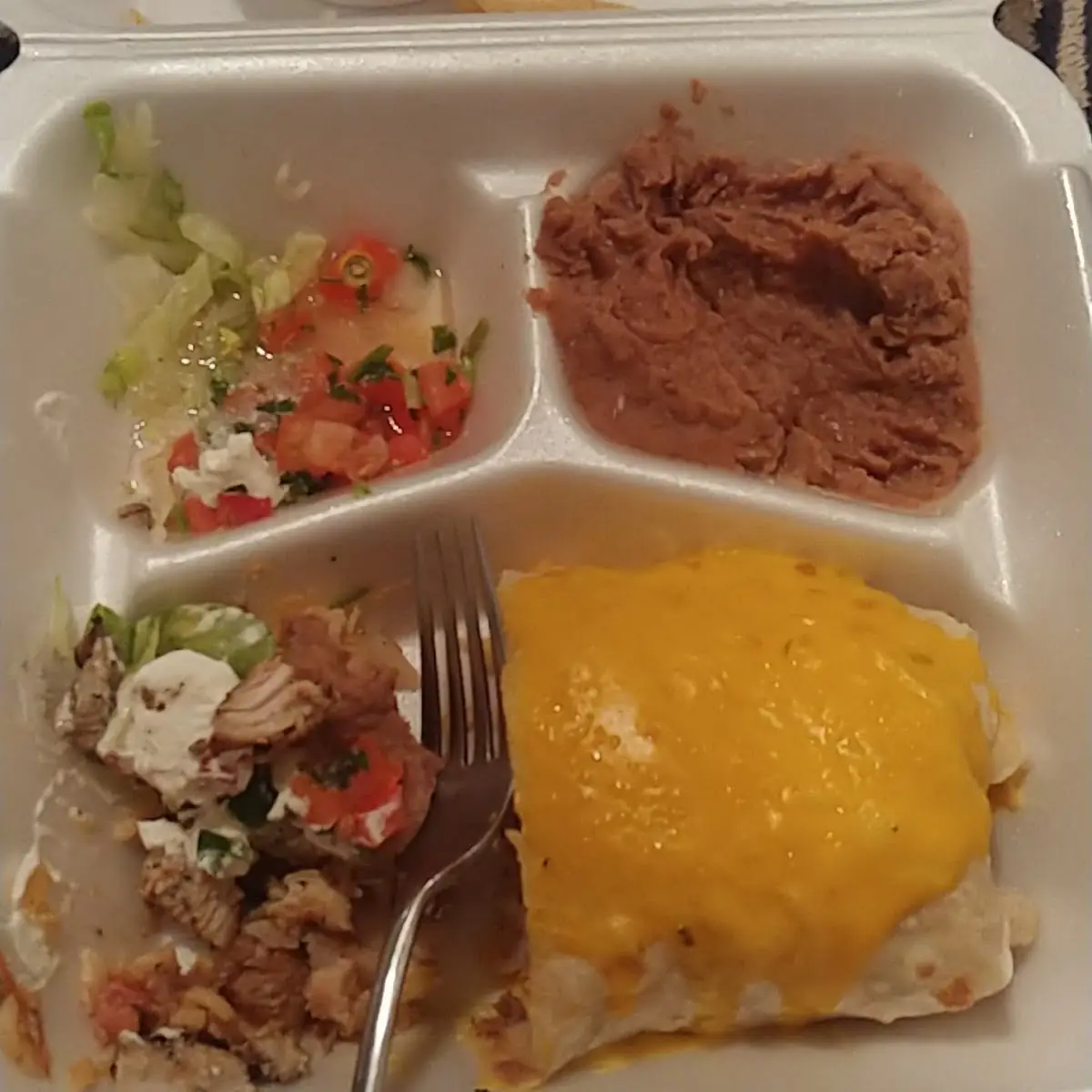 Chicken and Beef Burrito