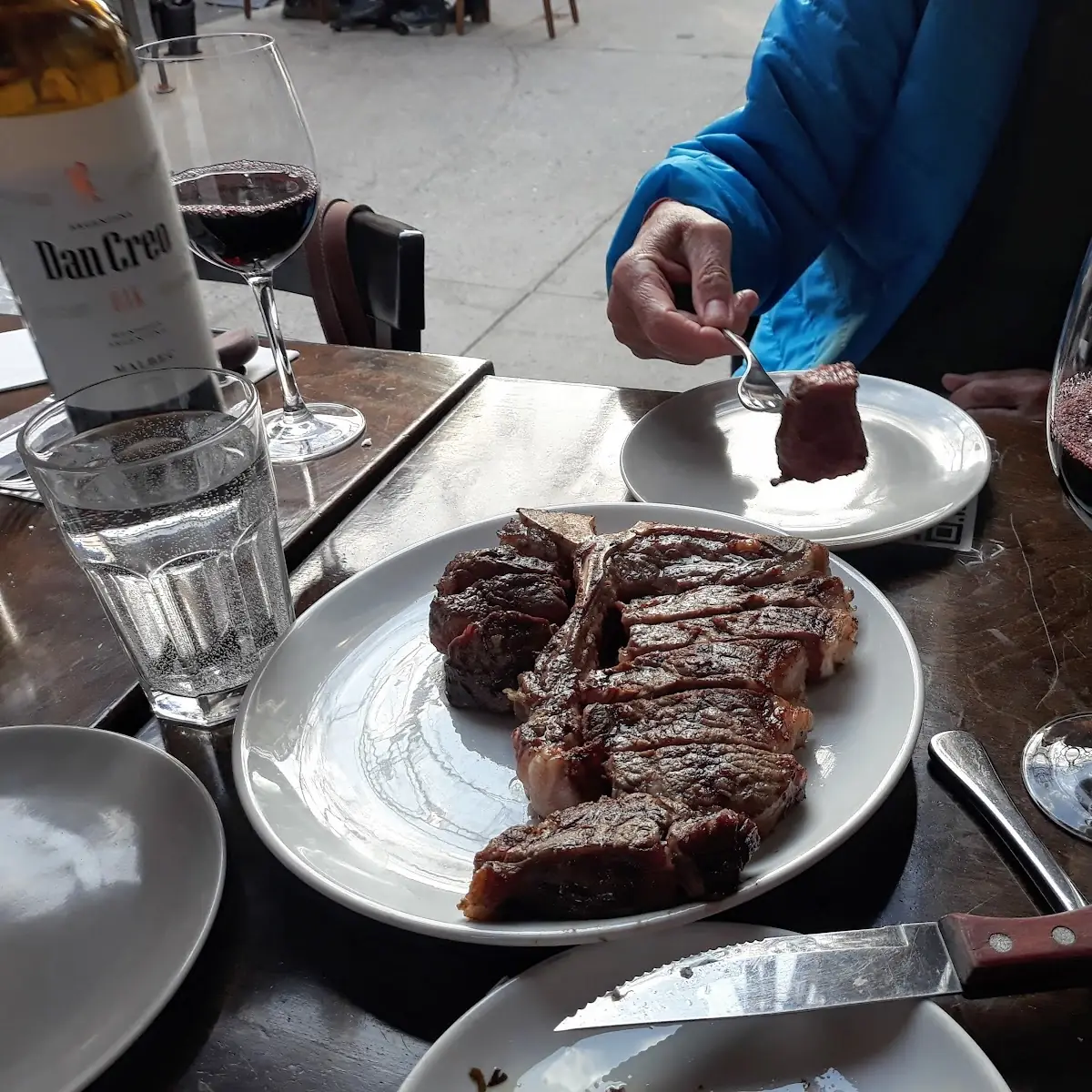 Prime Rib Poterhouse Steak Dinner