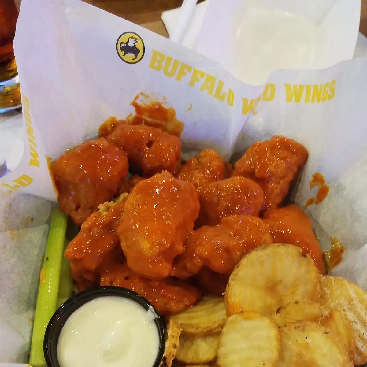 Fried Pickles and Buffalo Wings