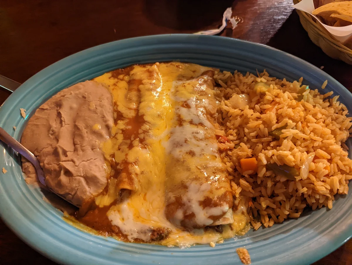 Spanish Rice and Refried Beans