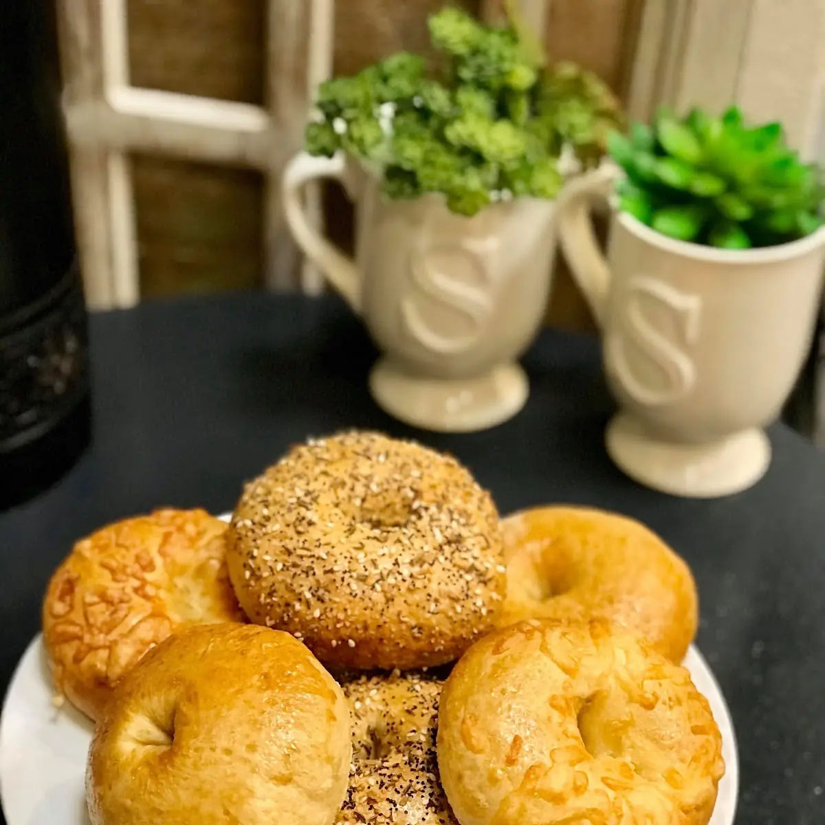 Asiago or Everything Bagels