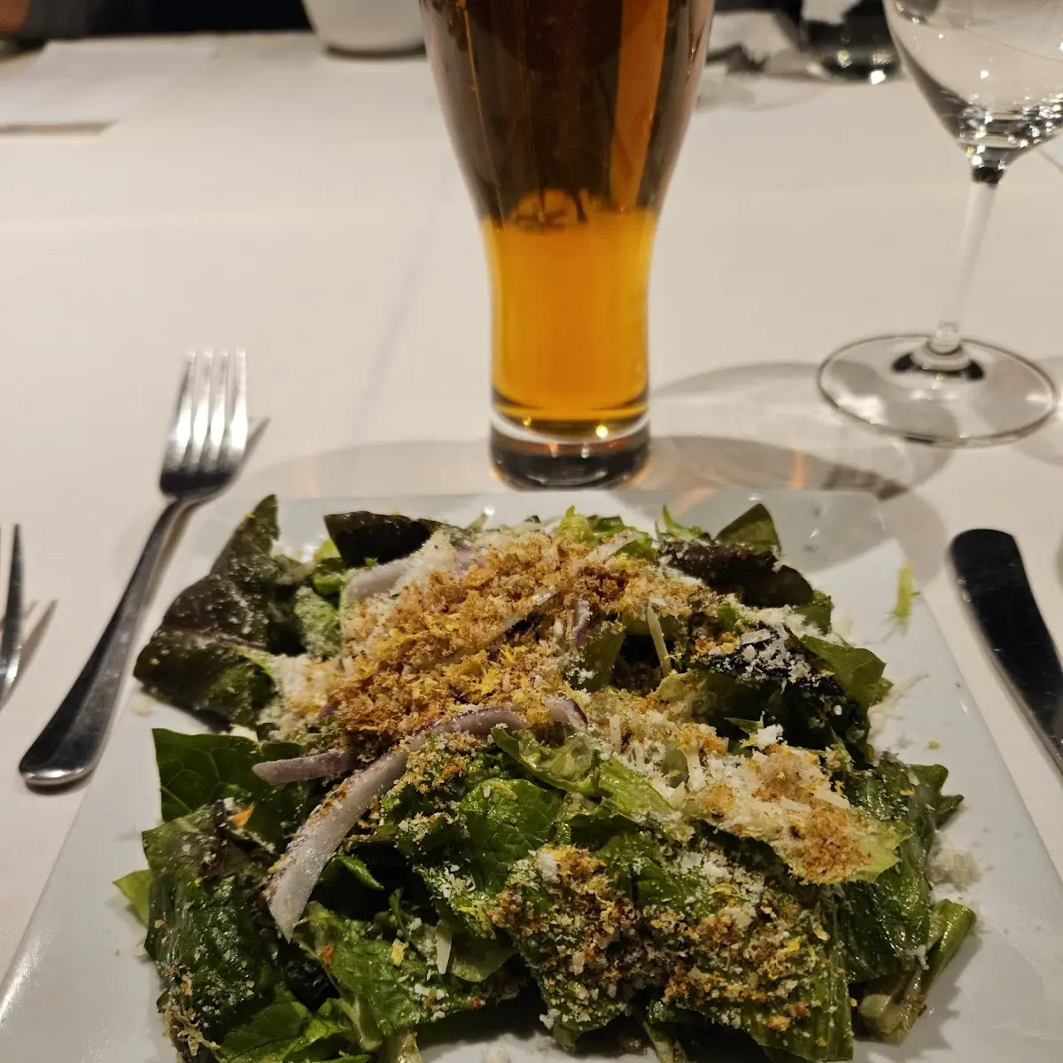 Black Garlic Caesar Salad