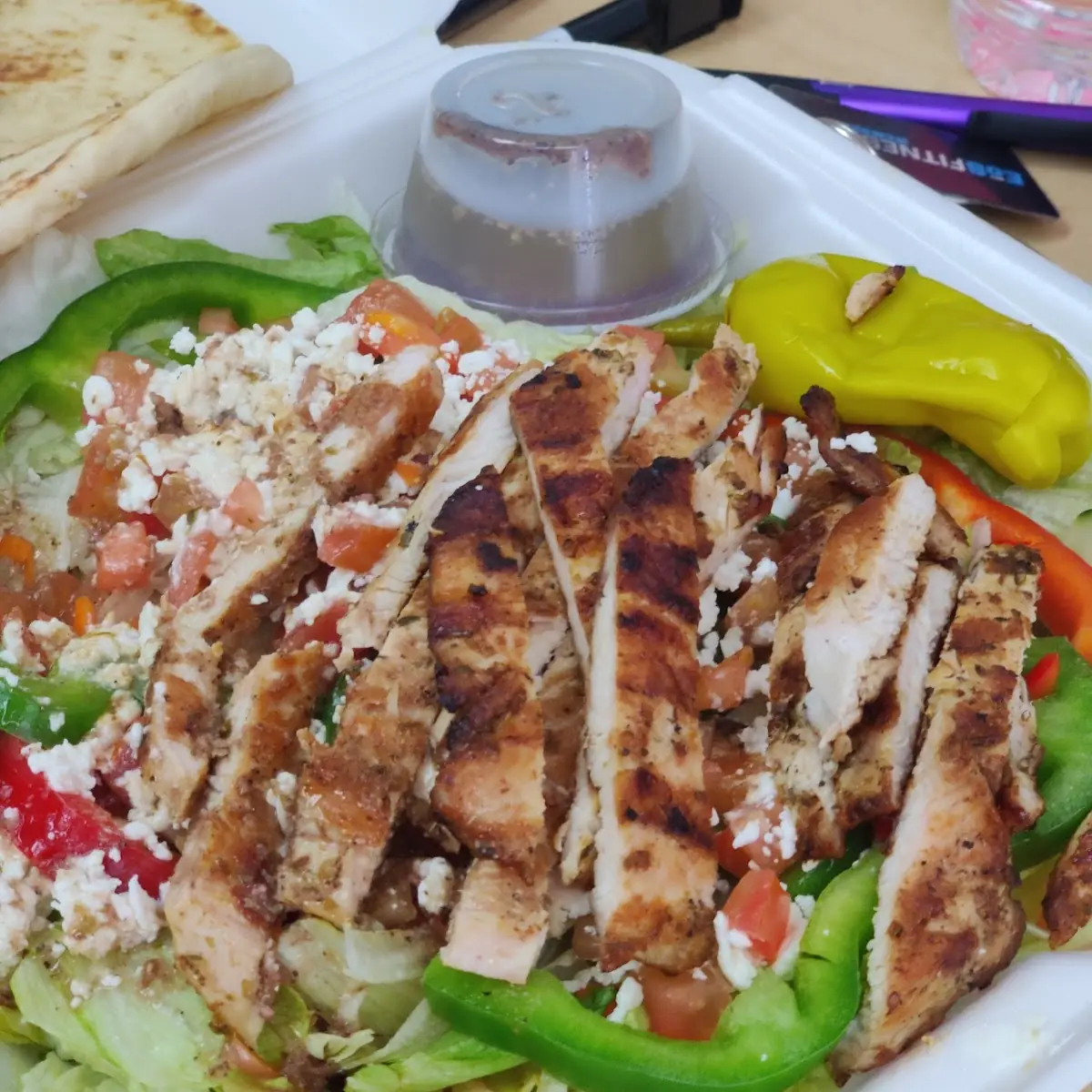 Greek Salad with Chicken