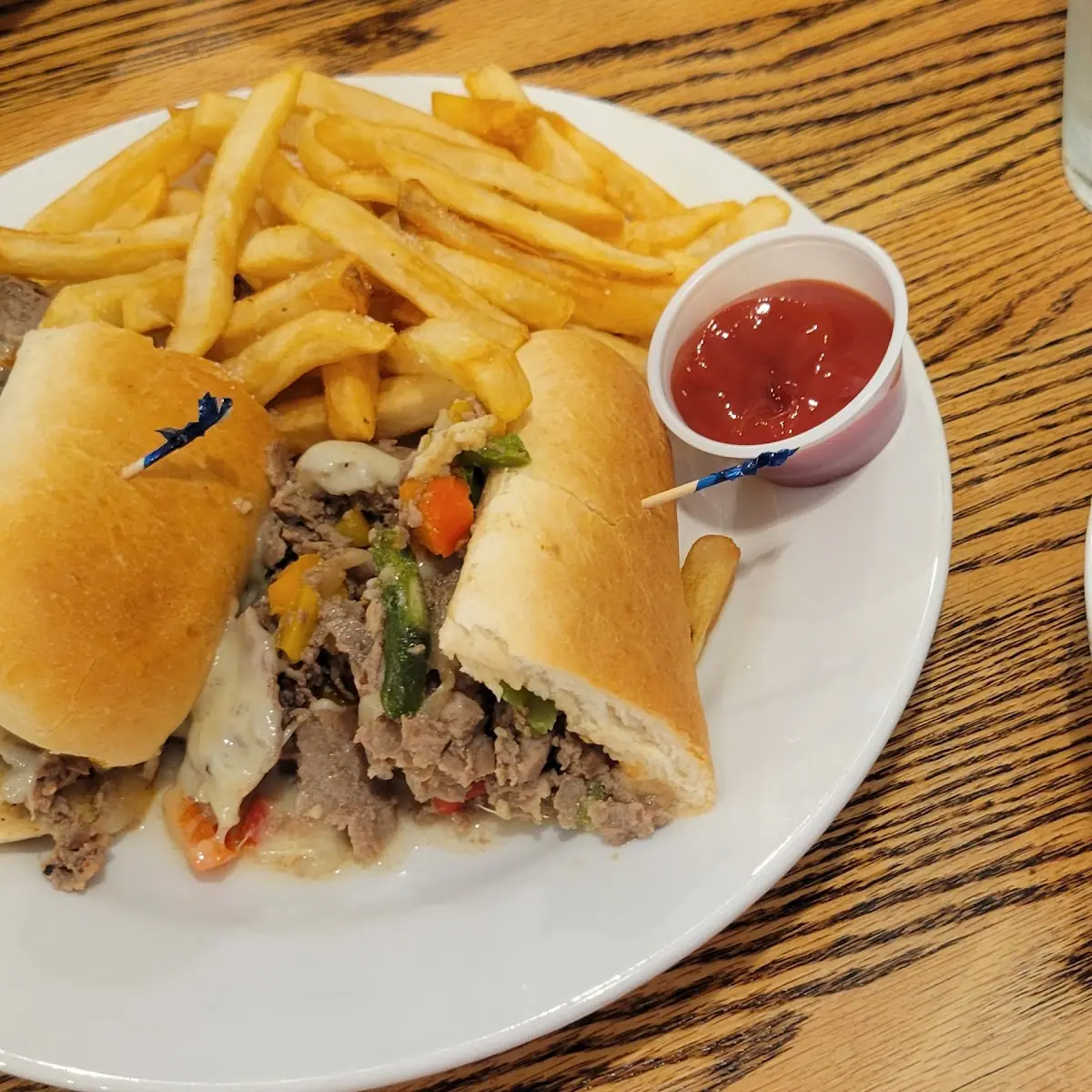 Philly with a Side Salad