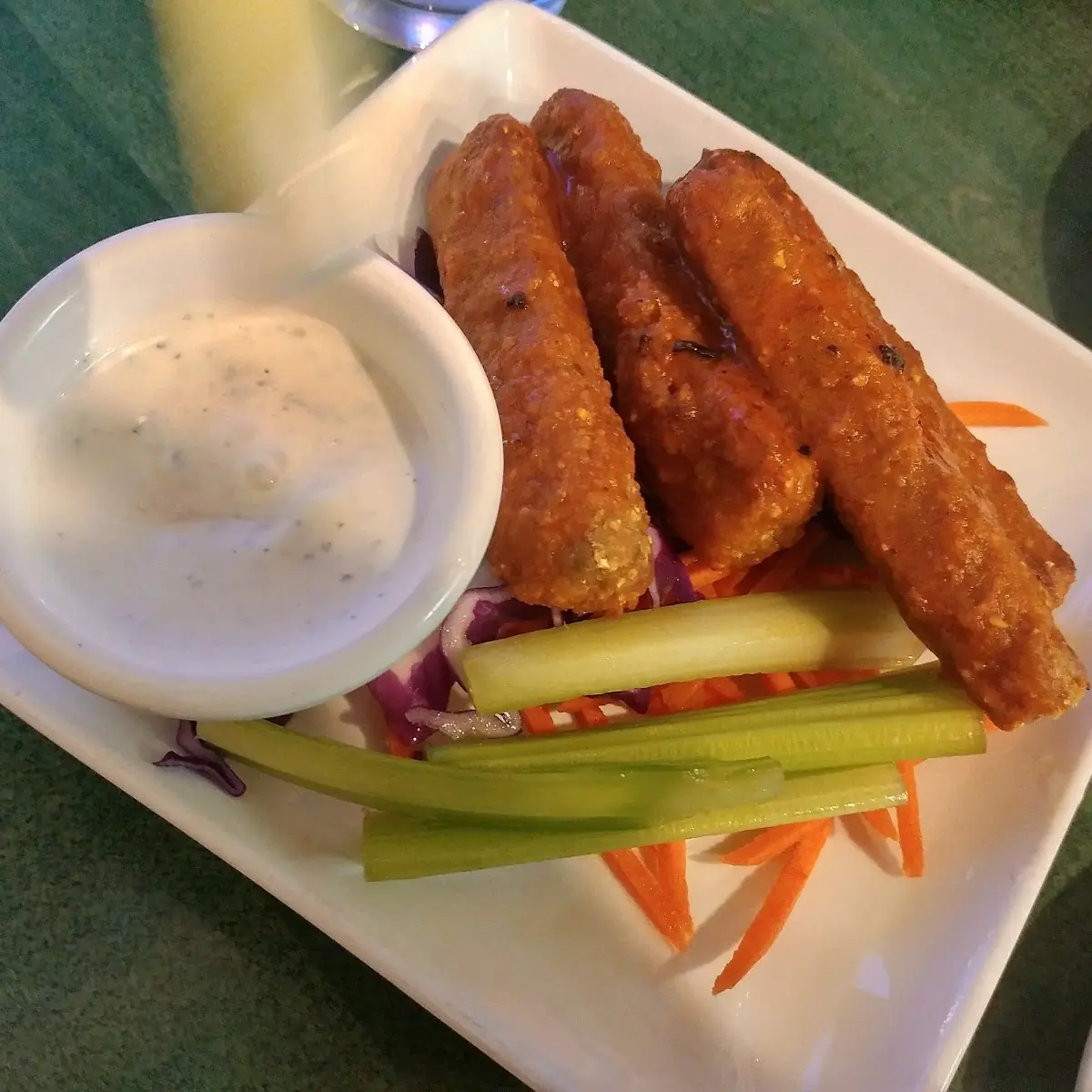 Tempeh Buffalo Wings