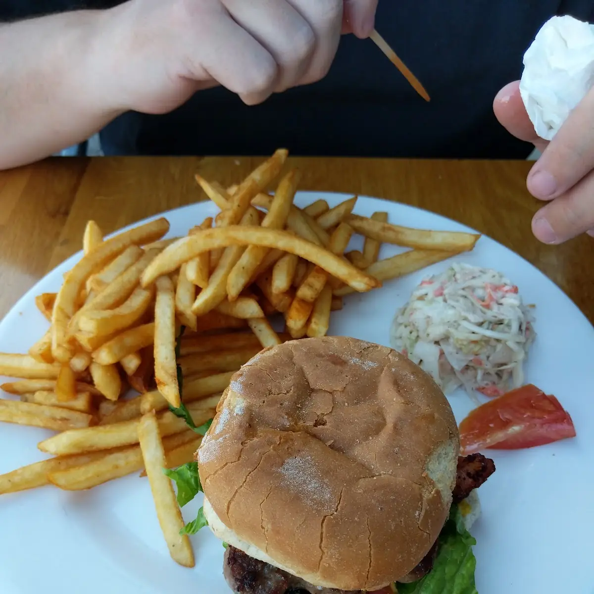 Burger with Bacon
