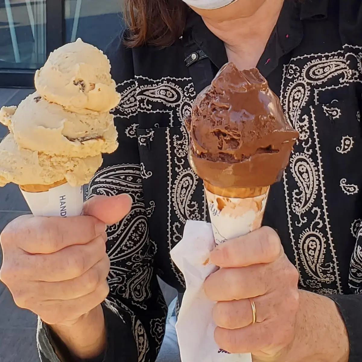 Butter Peacn and Double Chocolate