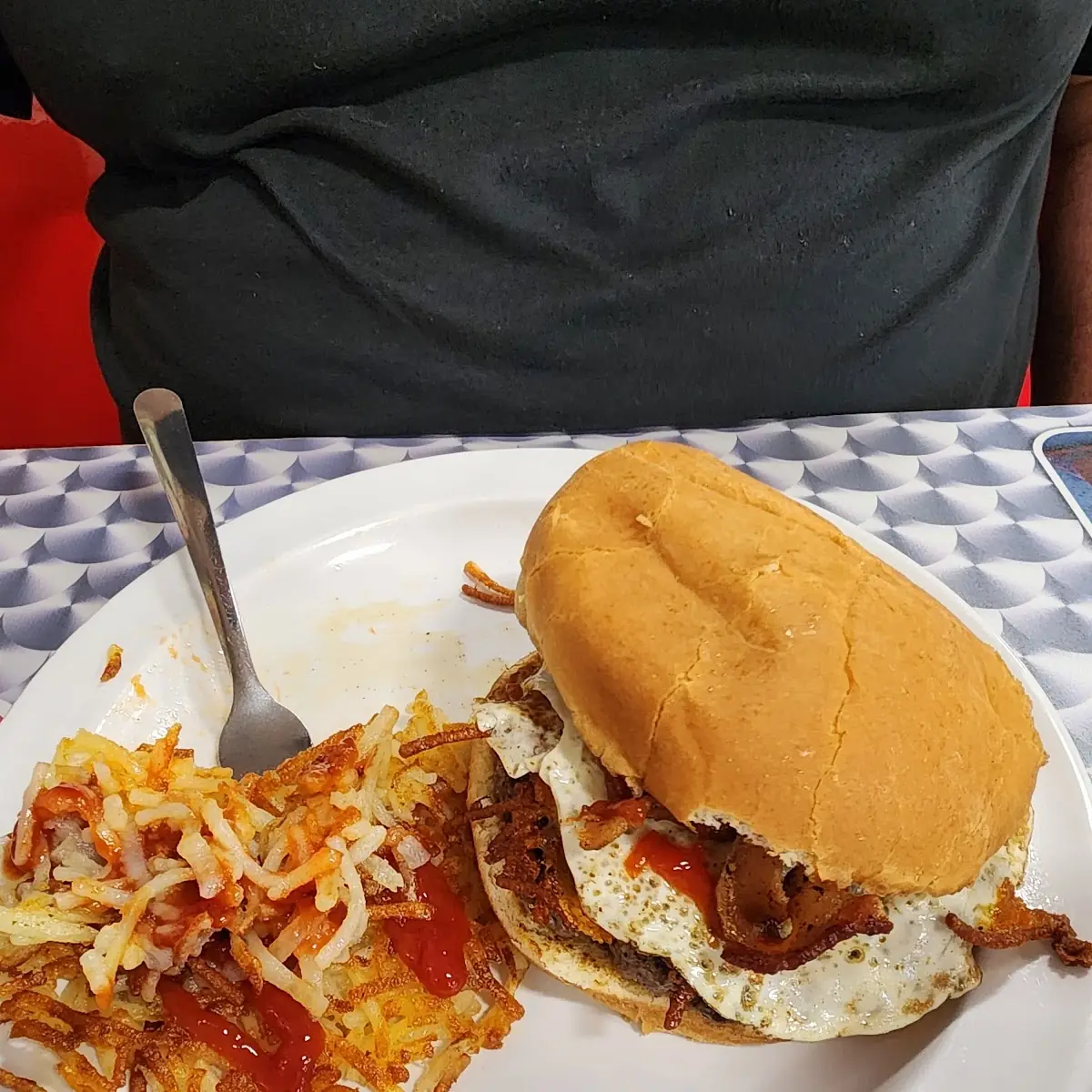 Bologna. Breakfast Sandwich 1 slice