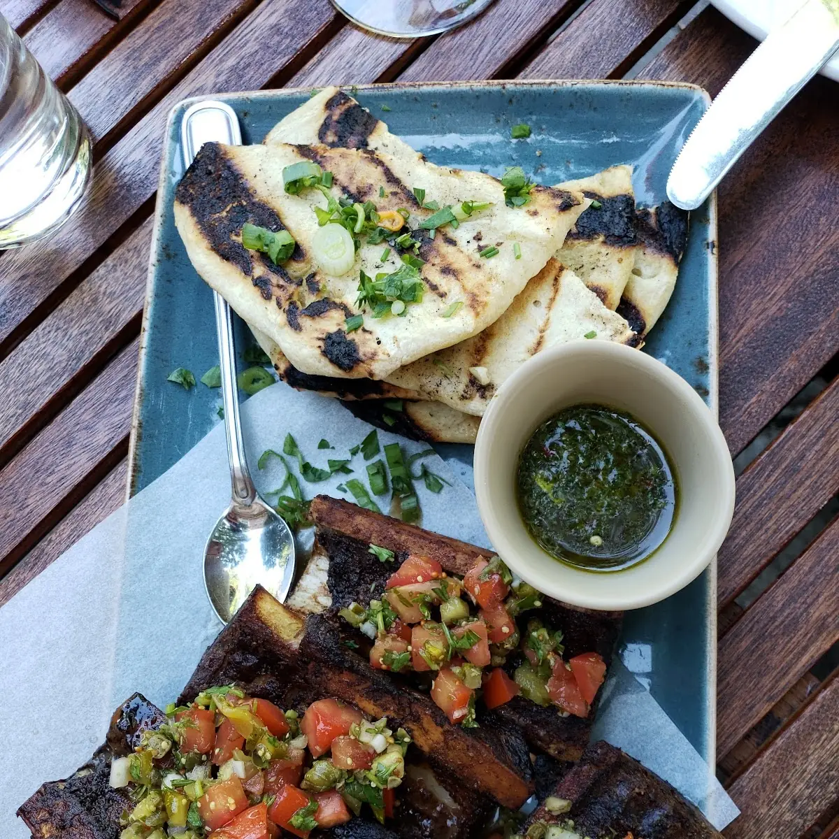 Smoked Bone Marrow with Gaucho Bread