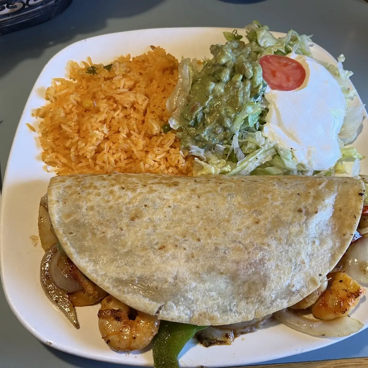 Shrimp Quesadilla Deluxe