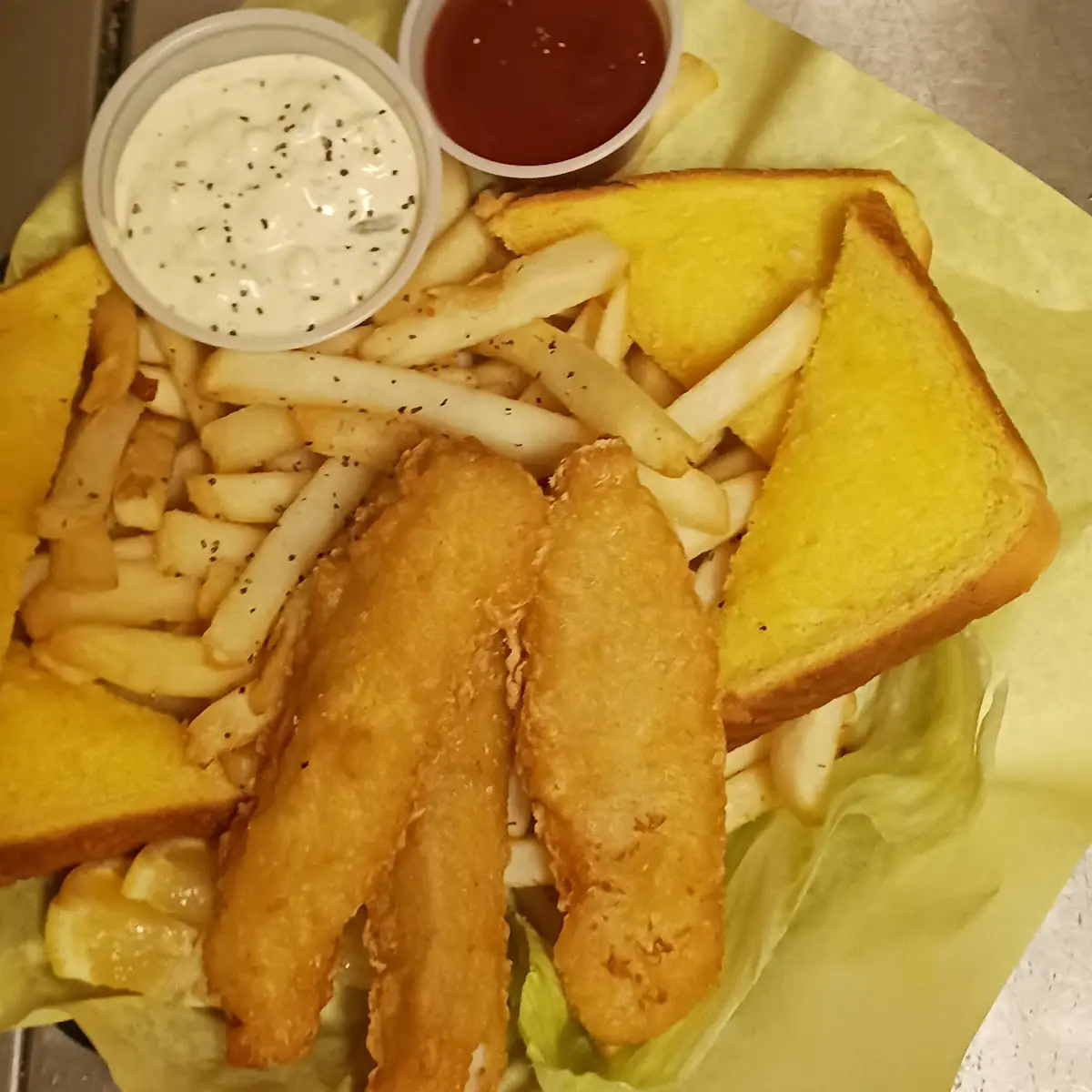 Beer Battered Halibut Fish and Chips