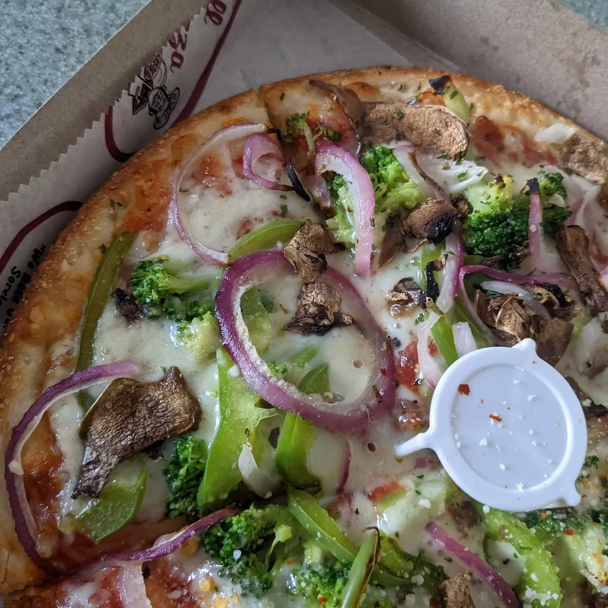 Vegetable Pizza Personal Size