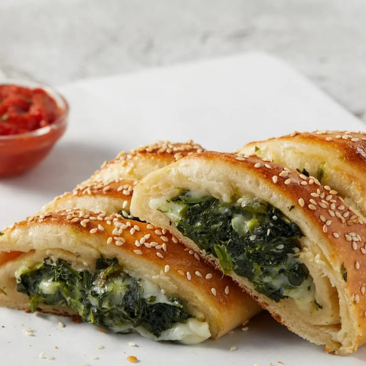 6 Spinach Stromboli