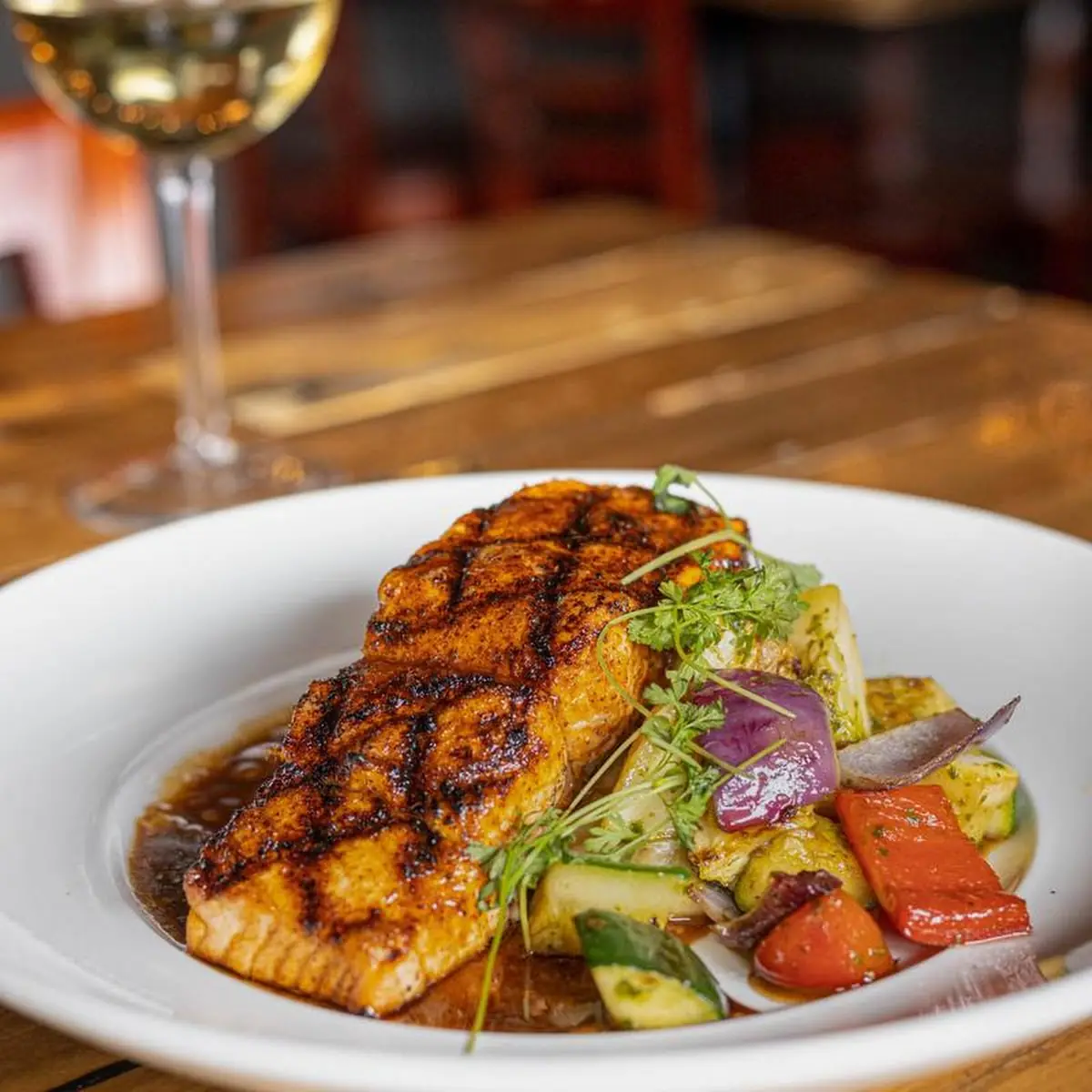 Seattle Barbecued Faroe Island Salmon