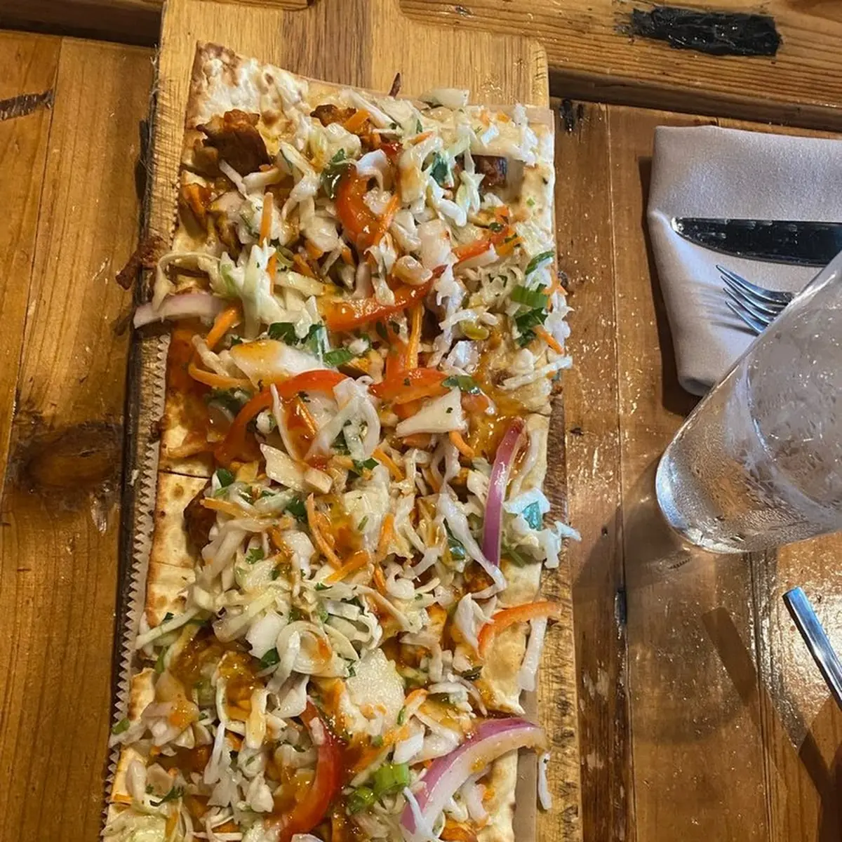 Thai Chicken Flatbread