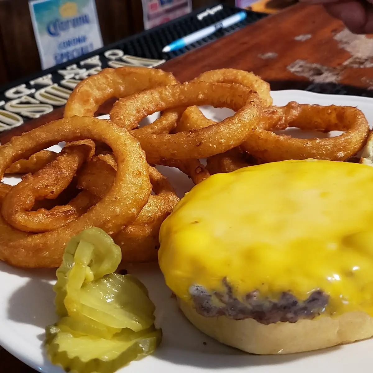 Cheeseburger Onion Rings