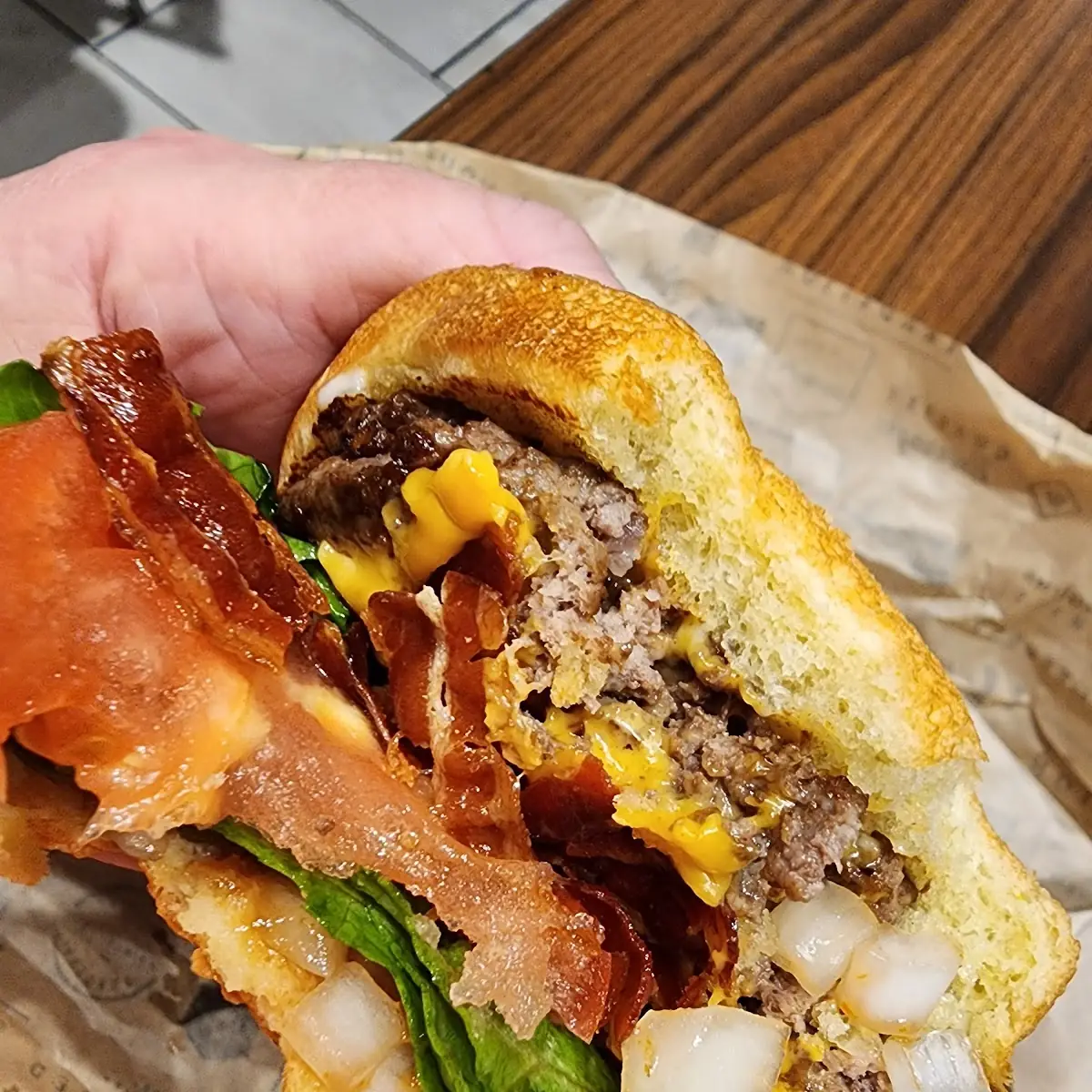 Bacon Double Cheeseburger