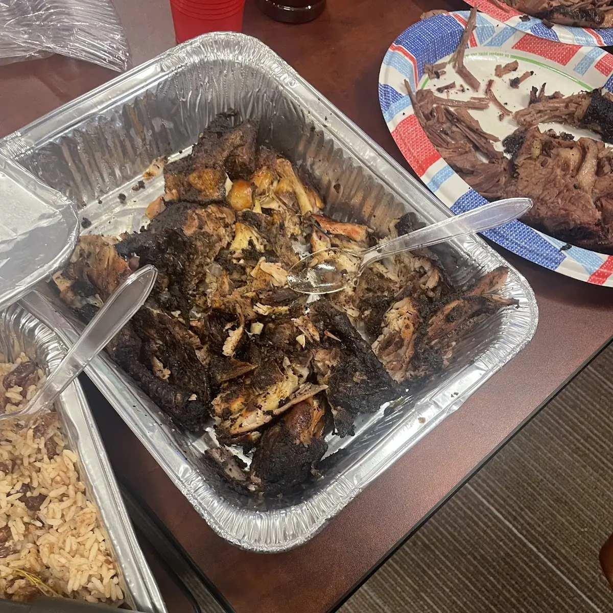 Half Jerk Chicken Tray
