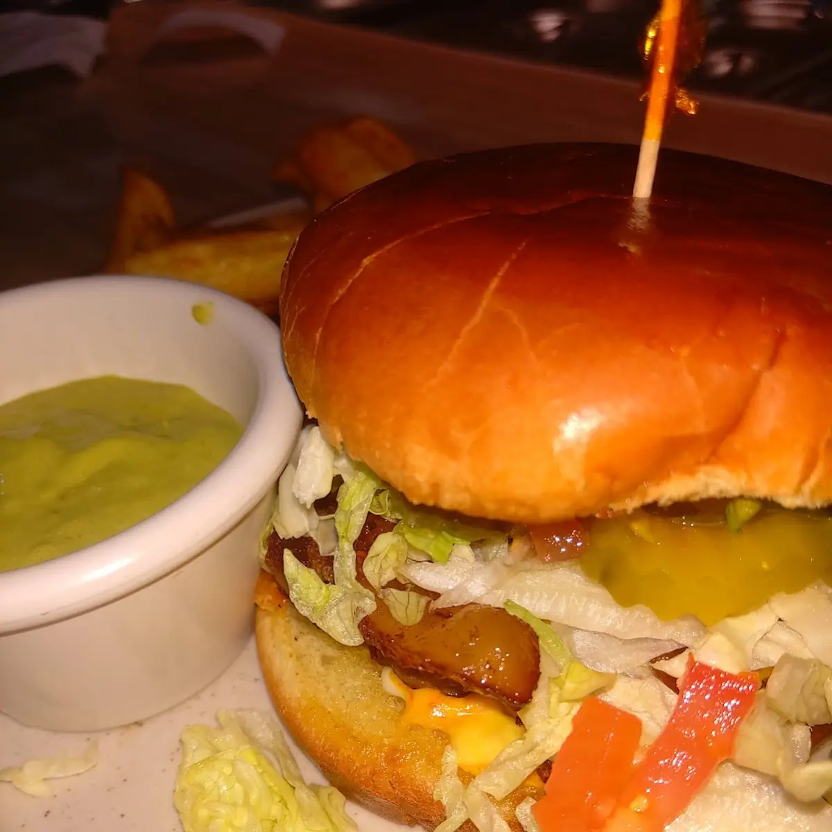 El Mariachi Burger and Fries