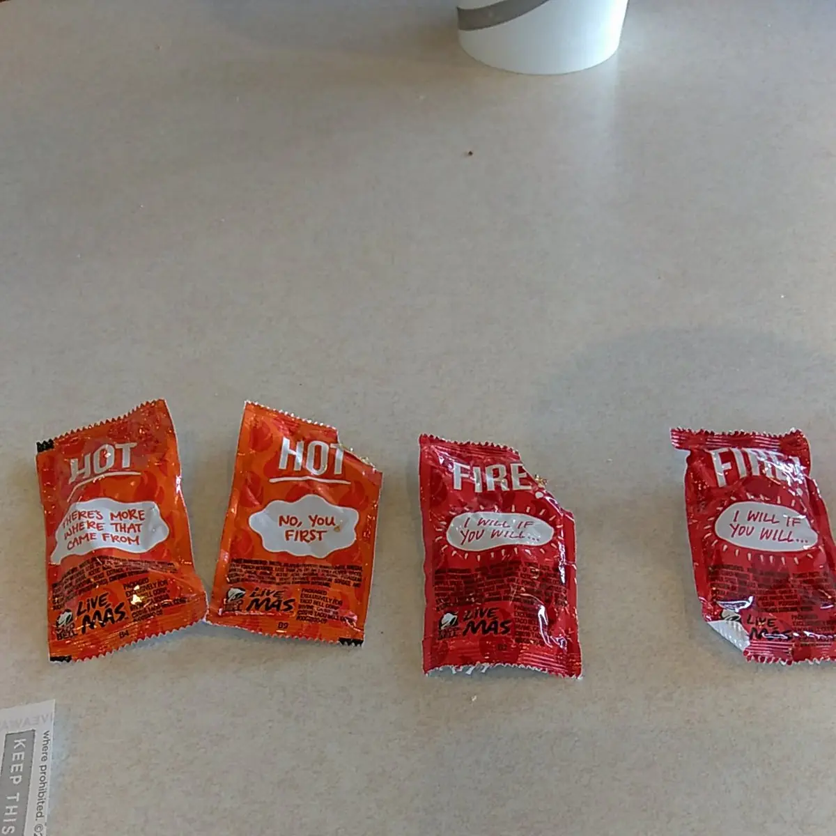 Sauce Packets