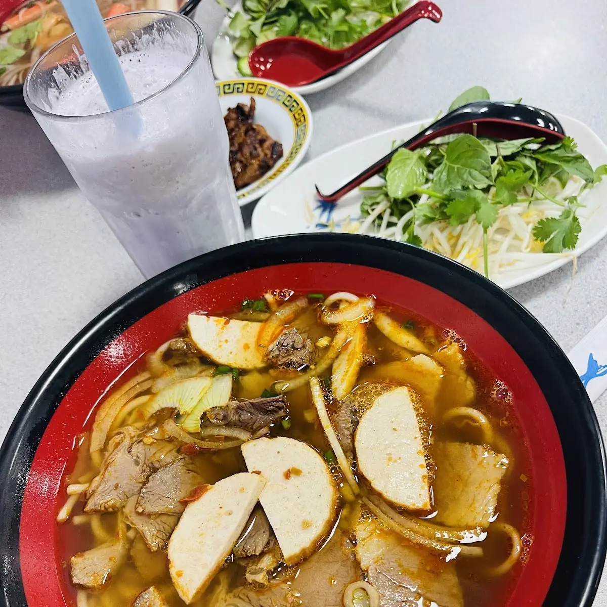 Spicy Beef & Pork Soup