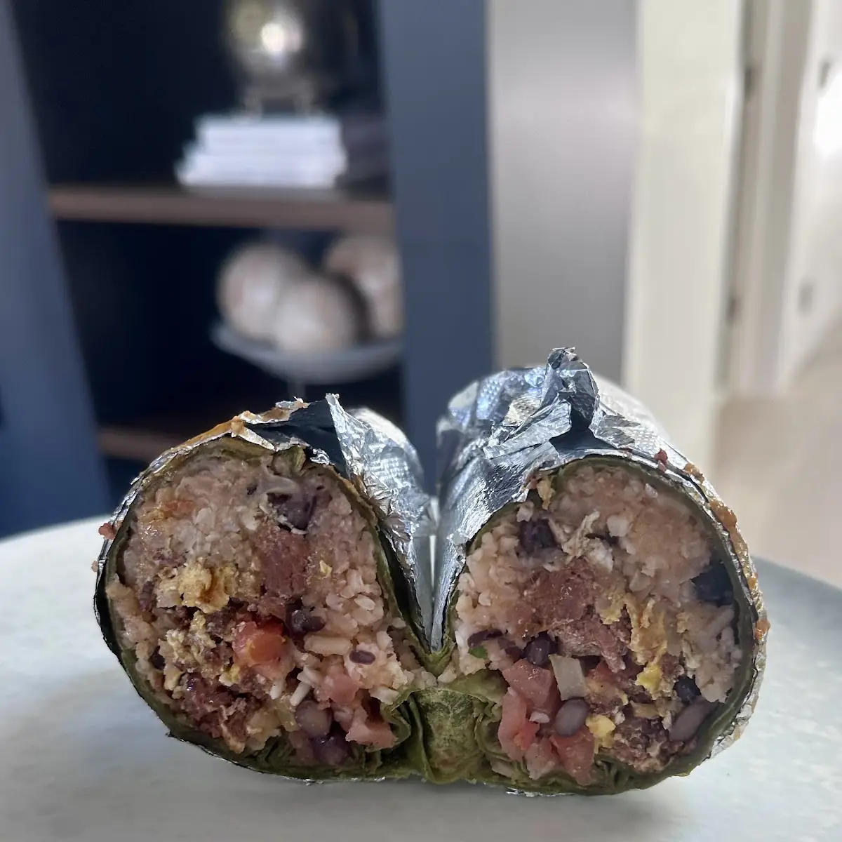 Chorizo Egg Breakfast Burrito